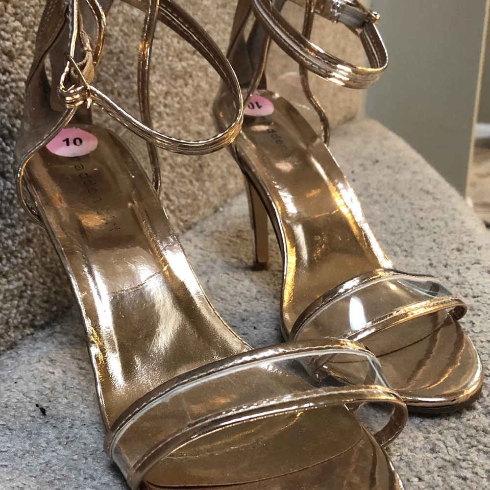 Rose Gold Stilettos-Size 10